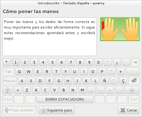 Mecanografía con software libre