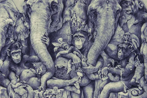 Adonna Khare -La conexión de todos los seres [Ilustracion]