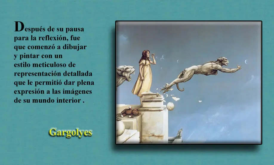 Lo sensual y lo místico, Michael Parkes