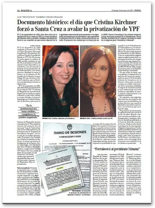 Los kirchner antes del 2003