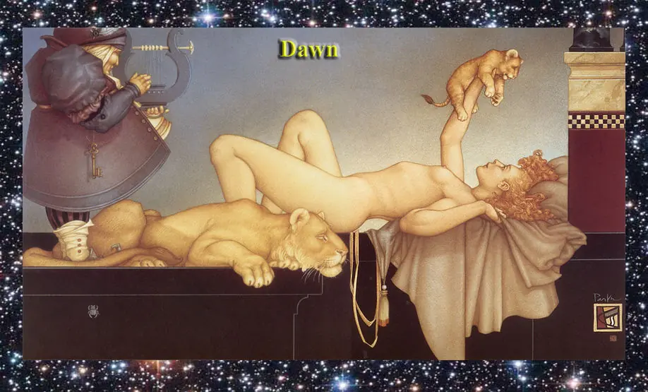 Lo sensual y lo místico, Michael Parkes