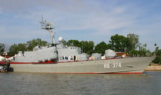 Corvettes de misiles guiados de la marina de guerra de Viet.