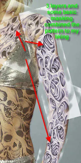 Colocar tatuajes ala piel con photoshop