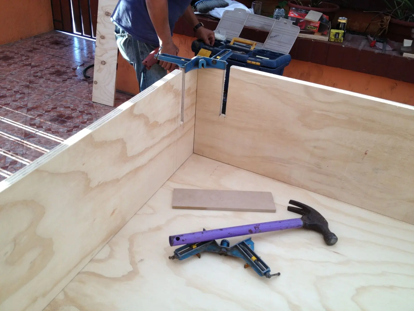 construir mesa pool.