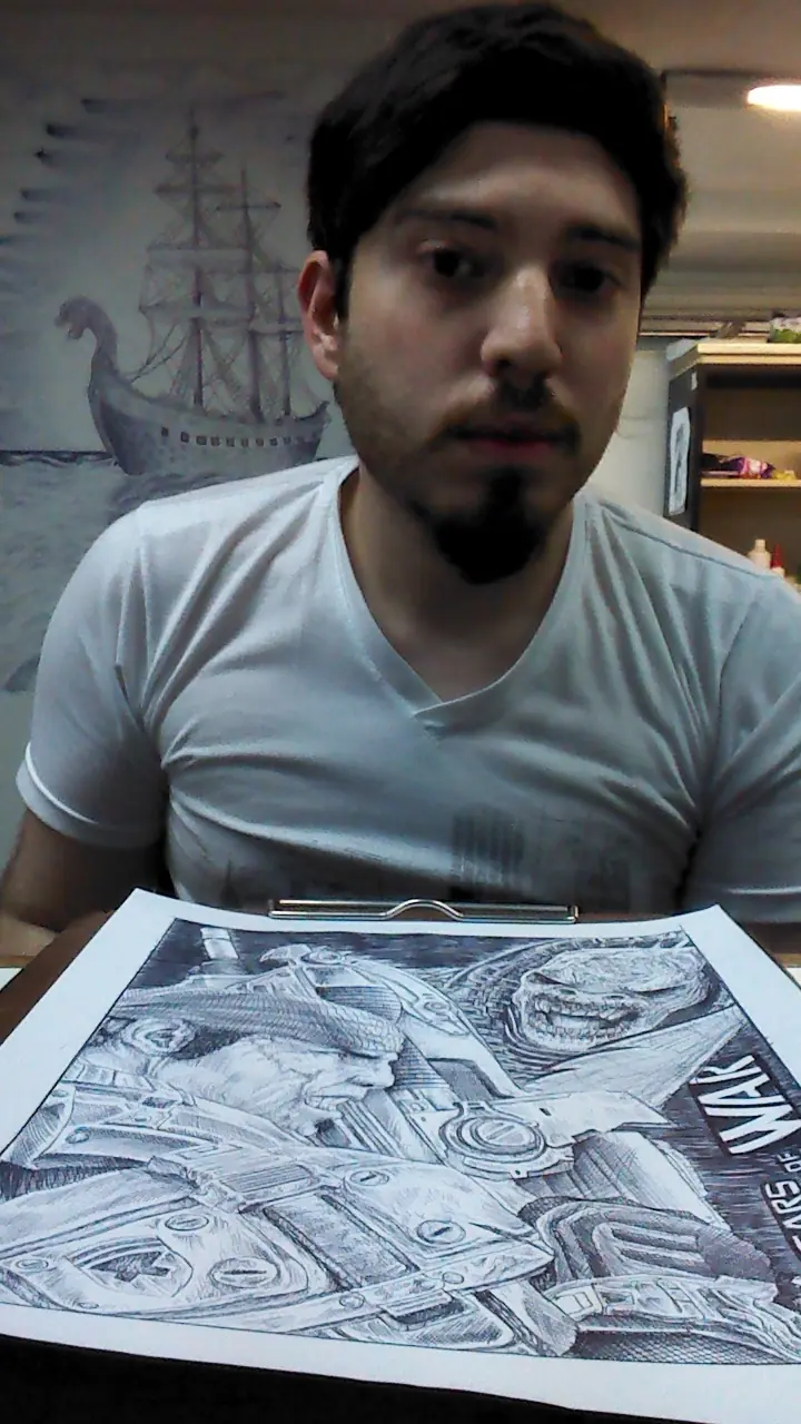 dibujo gears of war momento epico
