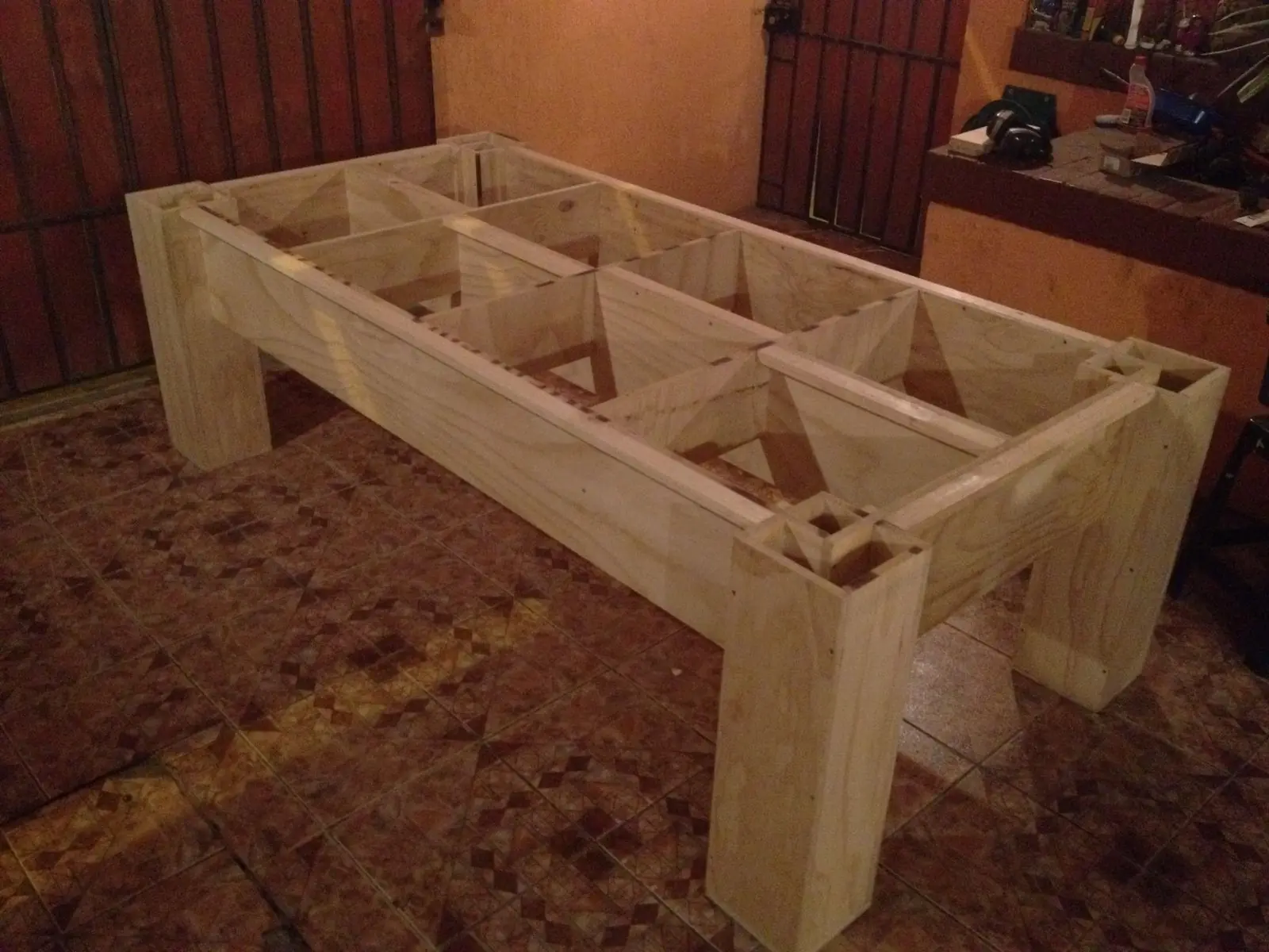 hacer mesa pool