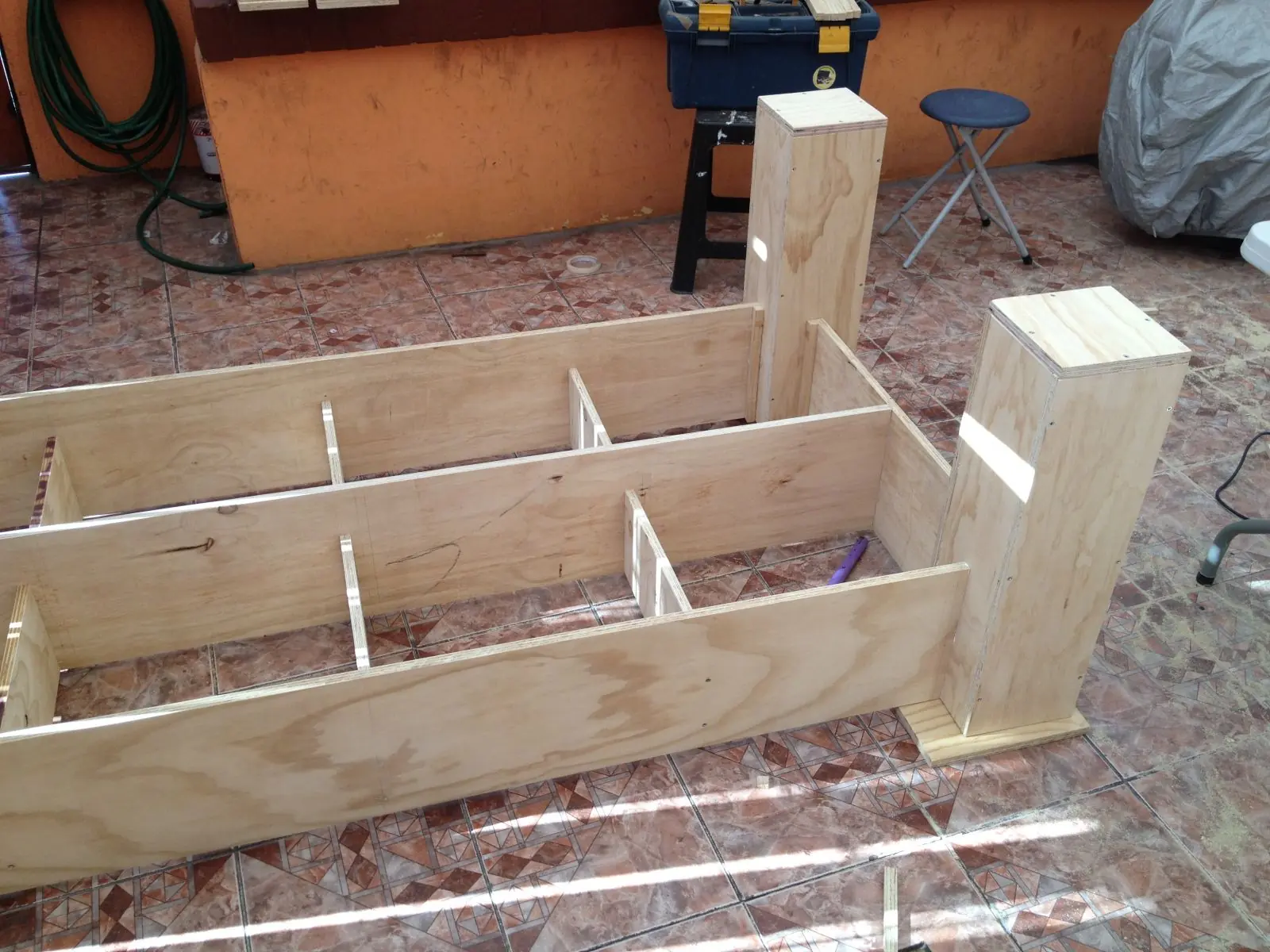 hacer mesa pool