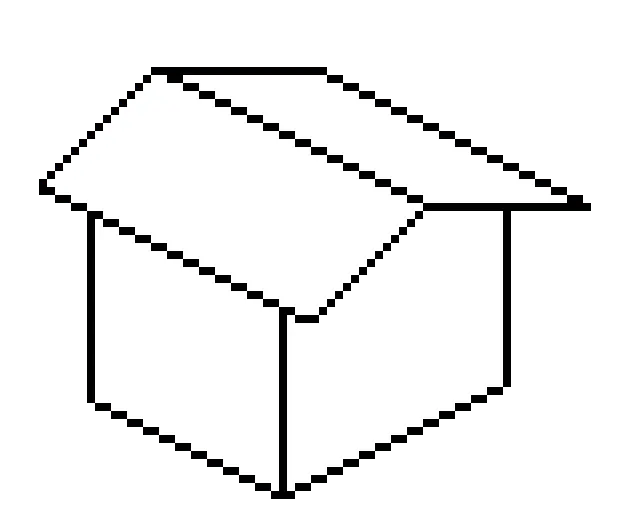 Dibuja una Casa Estilo Pixeart