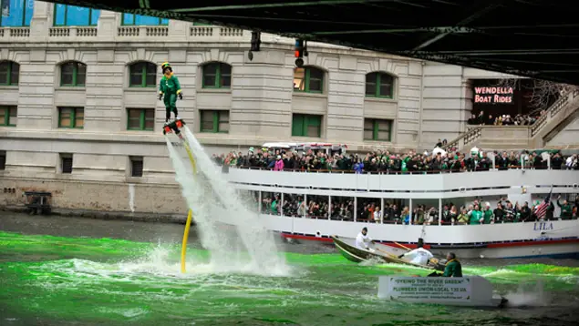 Agua verde en San Patricio
