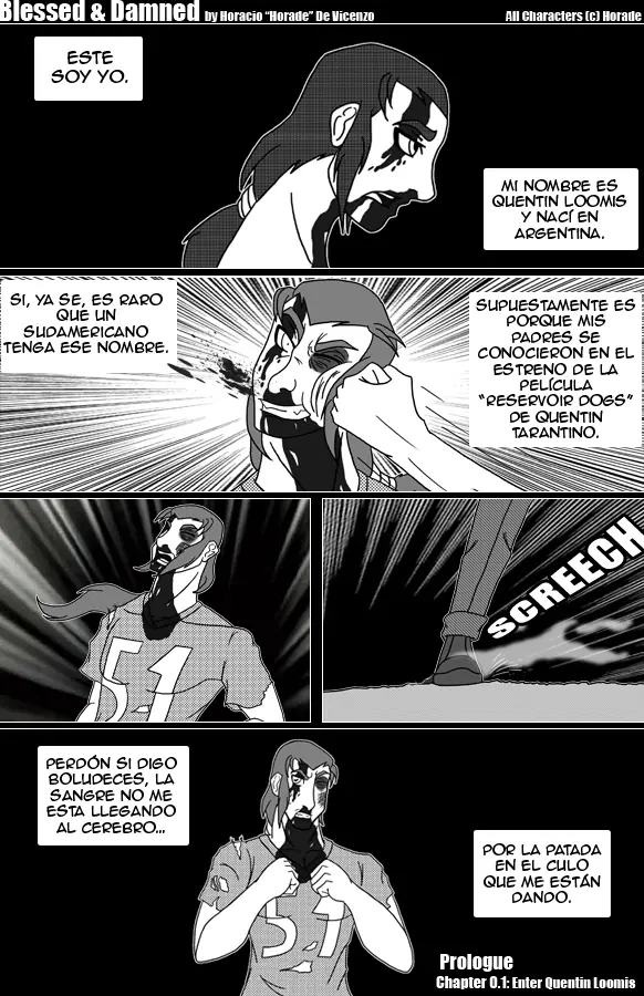 Mi webcomic "Blessed and Damned"