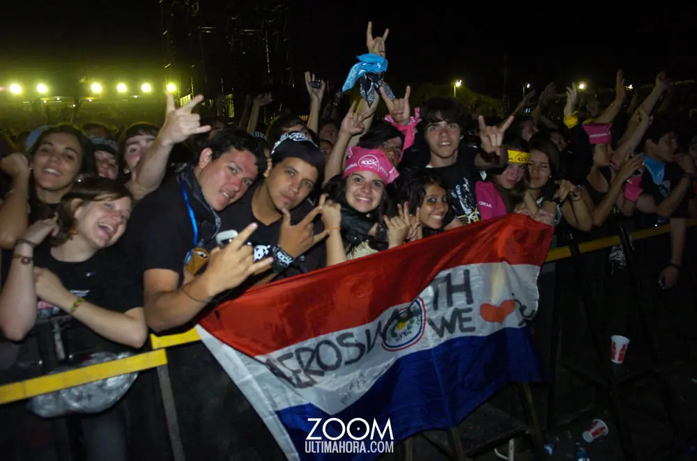 Aerosmith: Audiencia de Paraguay es una de las más intensas