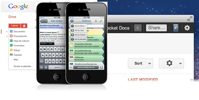 Aplicaciones para acceder a Google Docs de iOS y OS X