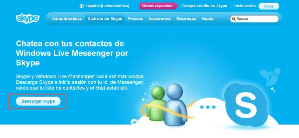 Fusionar tu cuenta de Skype con Windows Live Messenger
