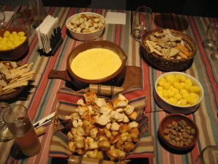 Receta ( Fondue de queso )