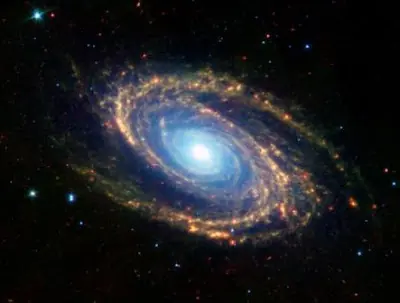Samsung Galaxy s4, digo la galaxia y estrellas.