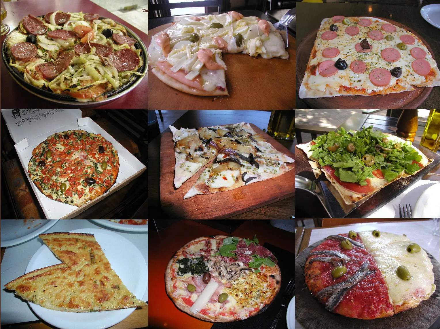 Pizza(recetas y varios sabores)