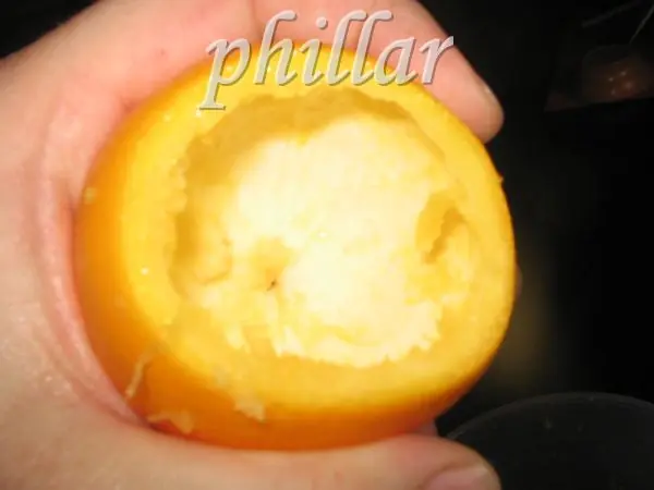 naranja helada,( foto-receta) te va a sorprender