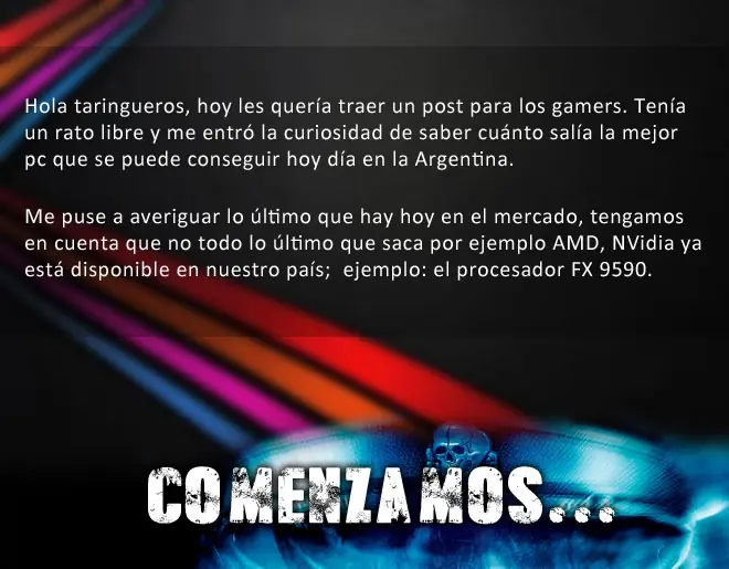 Cuanto sale la mejor pc que podes conseguir en Argentina?