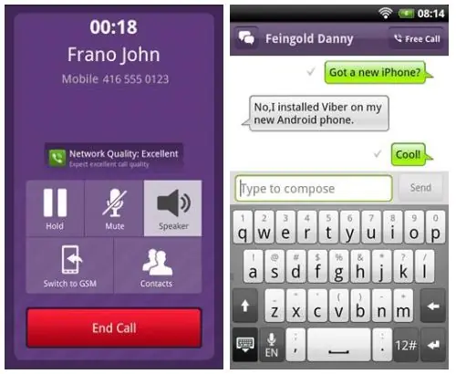 Viber sony ericsson xperia x8