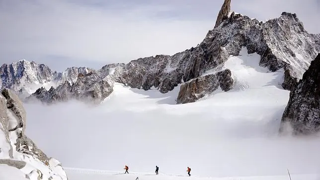 Un alpinista encuentra un tesoro en el Mont Blanc