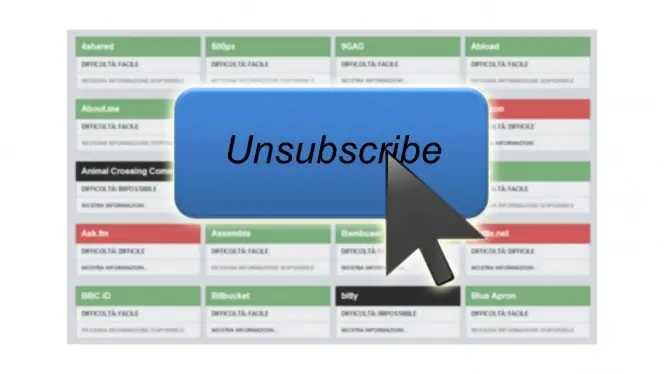 Bórrate de cualquier web con JustDeleteMe
