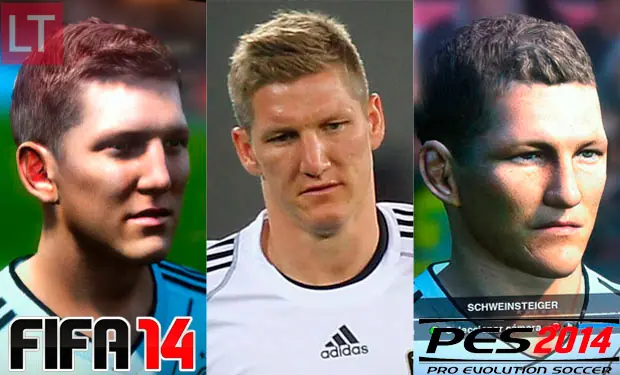 FIFA 14 vs PES 2014 Compara cómo se ven los grandes jugador