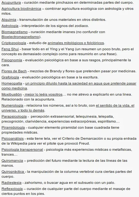 pseudociencia y la tv