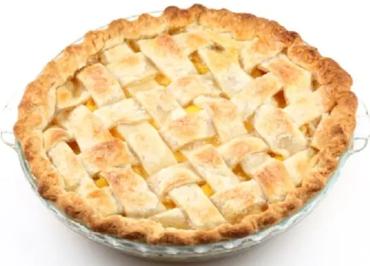 Pie de durazno