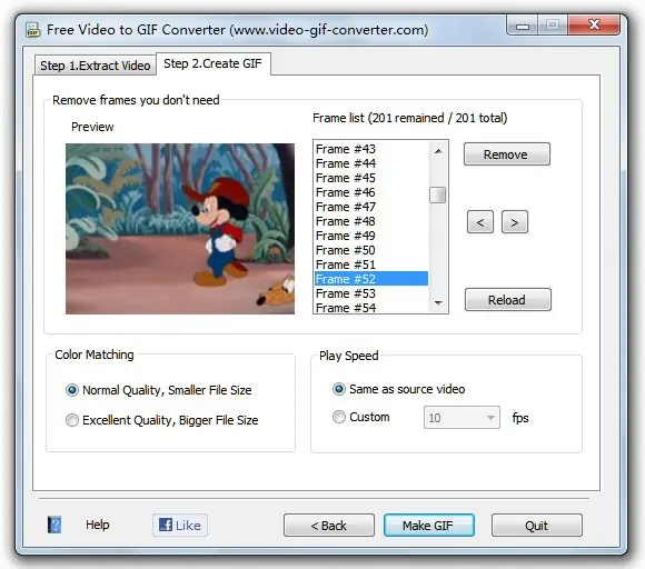 Convertir videos en imágenes GIF