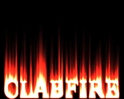 Efecto de Fuego en las letras Con phothoshop