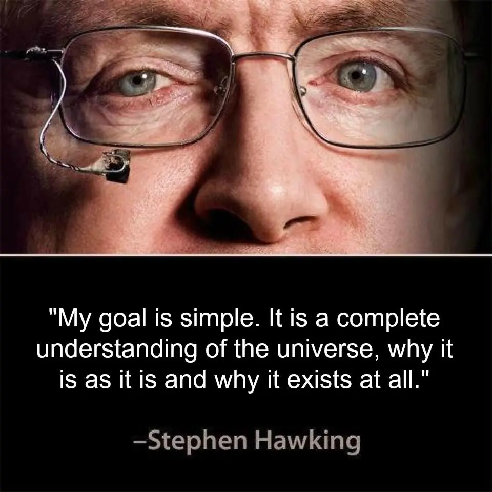 Nunca he querido sentir pena de mí mismo, Stephen Hawking