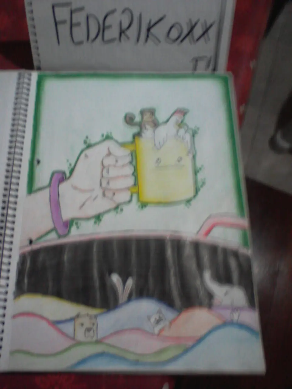 mis dibujos del cuaderno