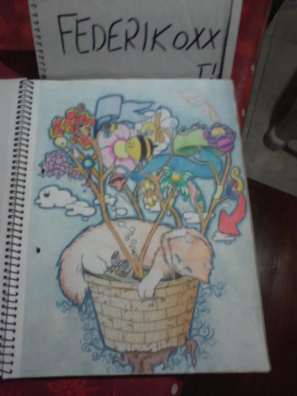 mis dibujos del cuaderno