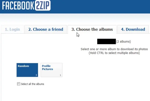 Descarga álbumes de fotos desde Facebook con Facebook2Zip