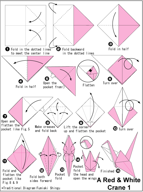papiroflexia: pajaros de distintos tipos