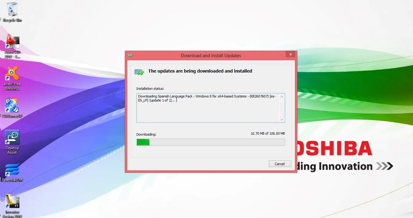 Cambiar idioma Windows8