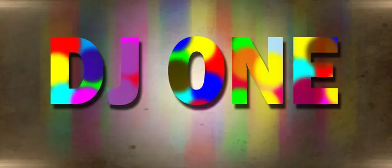 Photoshop CS5 Tutorial - Efecto de texto de muchos colores