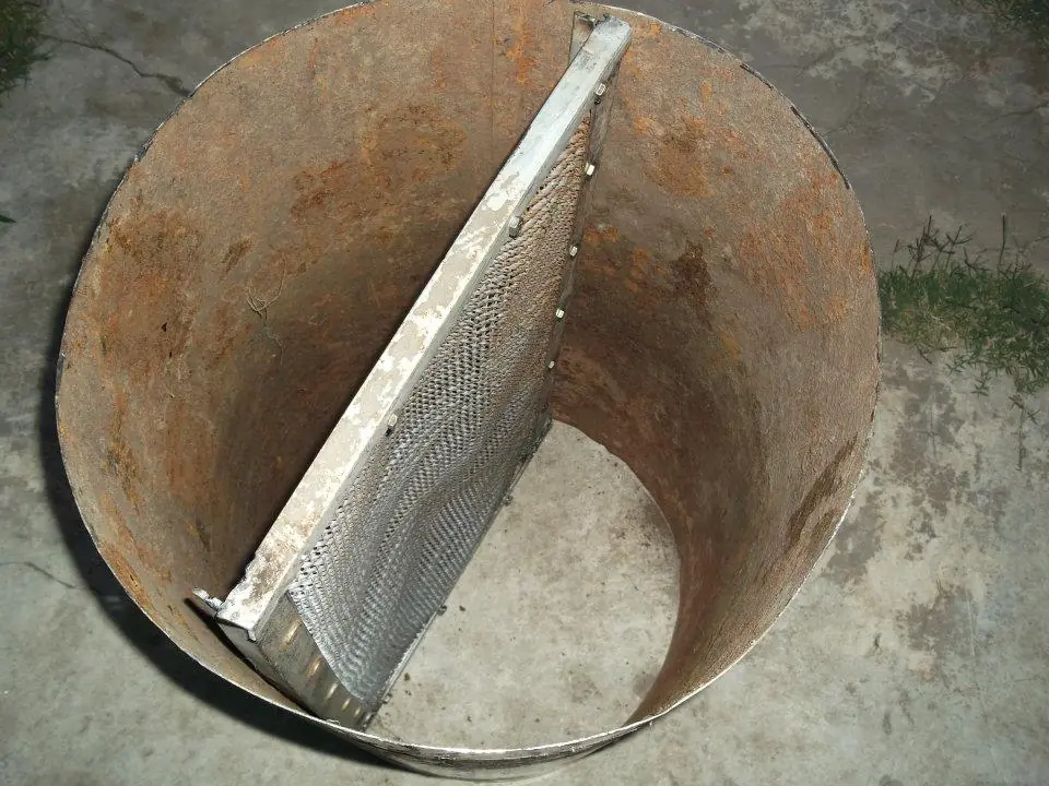 Horno vertical casero