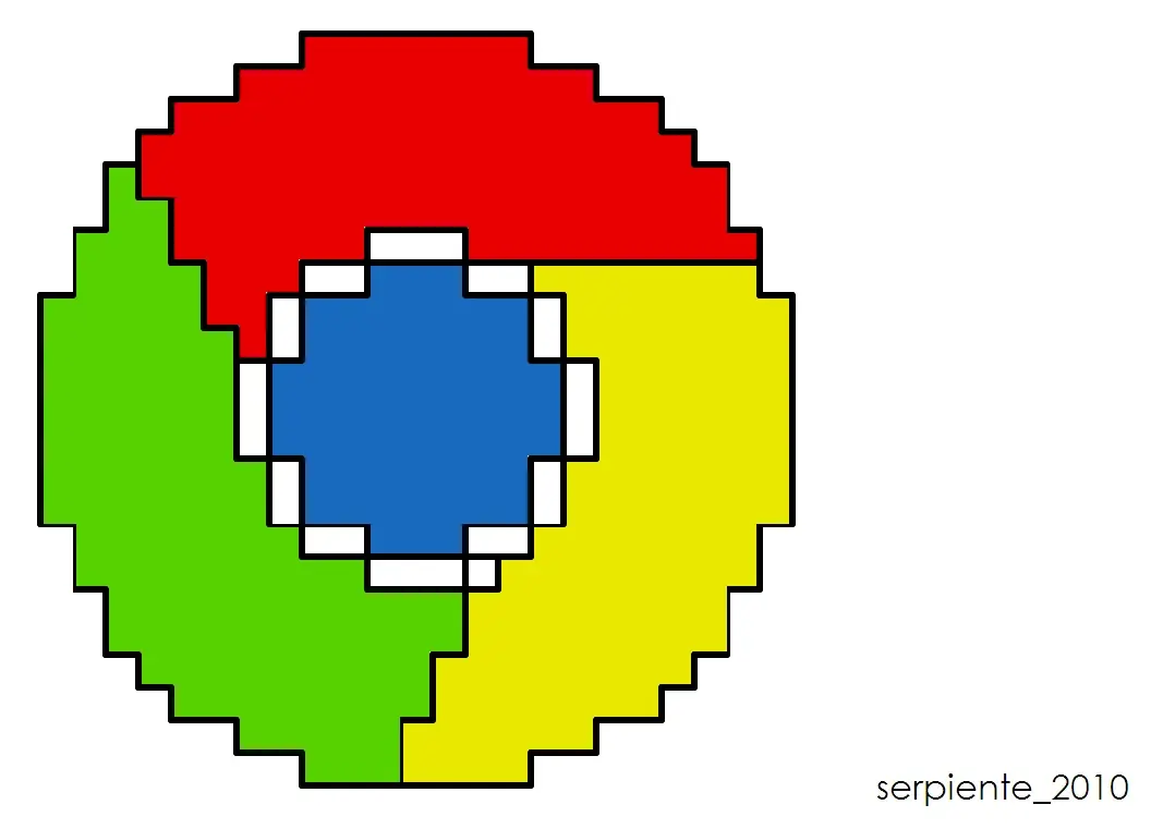 Hice el Logo de Google Chrome en Paint | 8-Bits