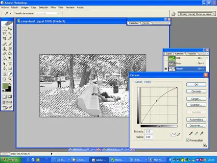 efecto infrarrojo en photoshop