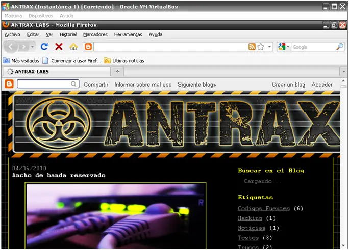 Instalacion y Configuracion de VirtualBox