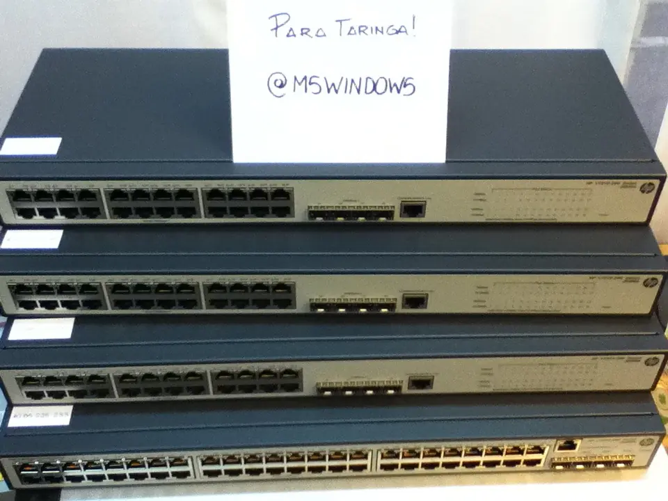 Setup de Switch HP/3com v1910-24 o 48
