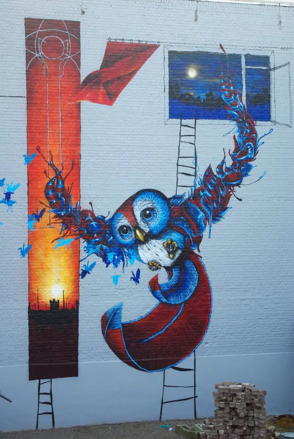 Graffitis y arte urbano.