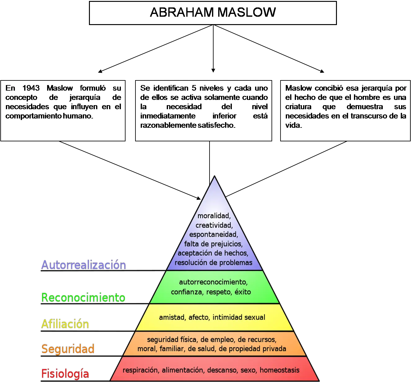 Piramide de las necesidades