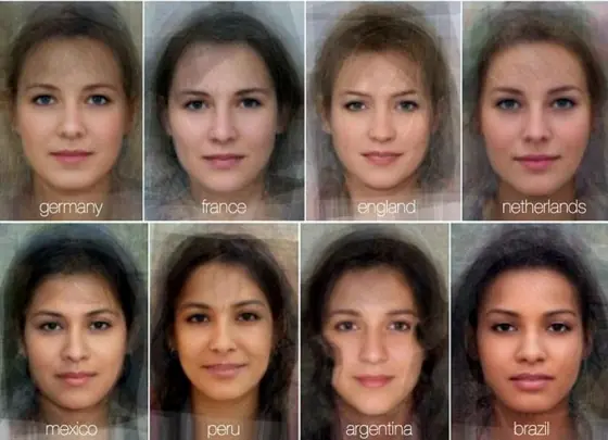 Científicos revelan rostro promedio de mujeres de 41 paíse