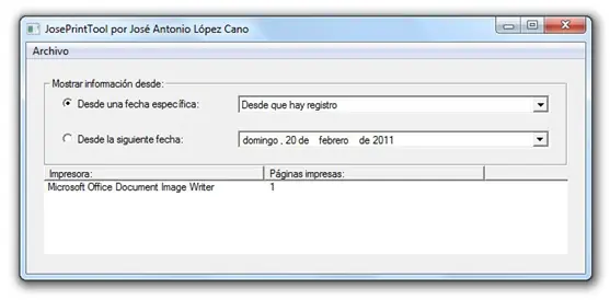 Monitorear impresora, ver cuántas páginas se imprimieron