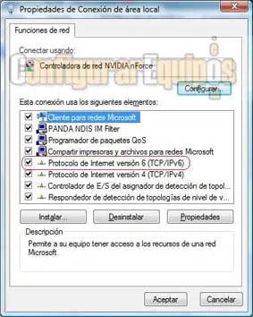 Nueva version del Protocolo TCP/IP (Version 6) solo Tècnico