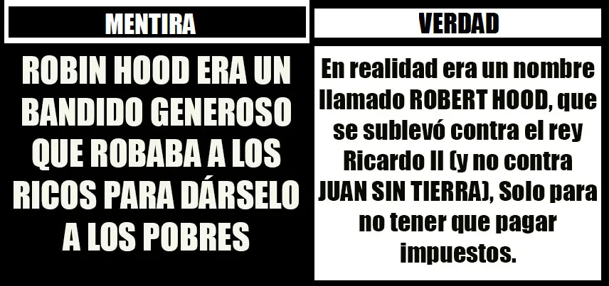 Mentiras y Verdades de la Historia !