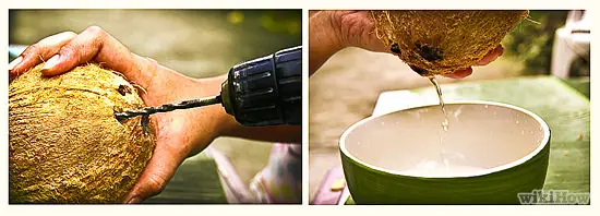 Como comer un coco