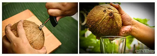 Como comer un coco